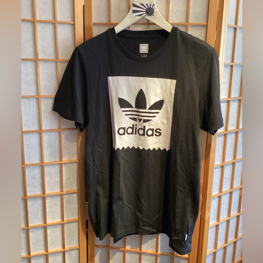Adidas Skateboarding Solid Blackbird Logo T-Shirt CW2339 Men's Size Large